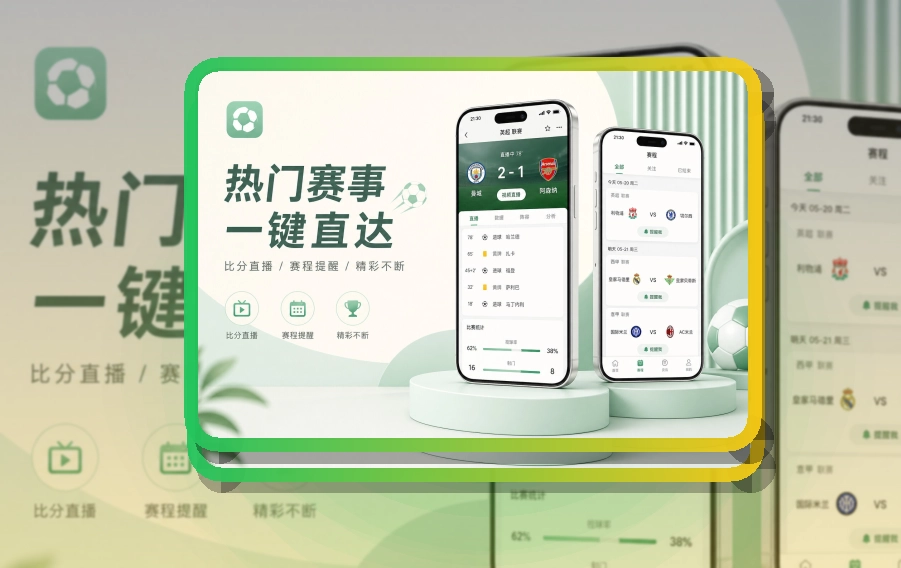 爱游戏 App和网页双入口，临场信息快速回到常看内容 页面展示